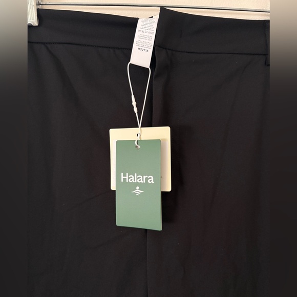 NWT Halara Flex™ Black Mid Rise Pocket Straight Leg Work Pants Womens Large - Picture 7 of 14
